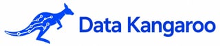 Data Kangaroo logo with blue kangaroo silhouette and company text